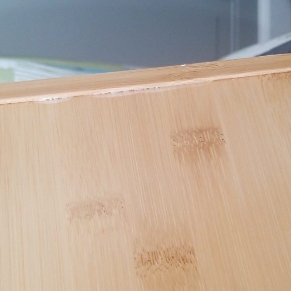 Sunshine Cut Out Pattern Bamboo Serving Tray With Handle - Picture 8 of 8